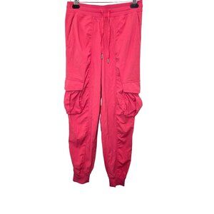 Lululemon Dance Studio Relax Fit Cargo Jogger Pink Pants Drawstring Waist Size S